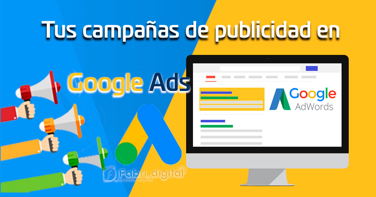 Campaña google ads marketing publicidad